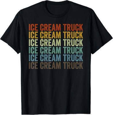 Lustige Eiswagen Retro T-Shirts Geschenk Unisex T-Shirt