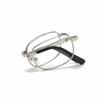 New Fashionable Foldable Square Metal Frame Dual Light Reading Glasses Blue Light Blocking And Eye Protection Diopter To +4.0