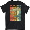 Retro Platypus T Shirt Duck Beaver T-Shirt, Long Sleeve Shirt, Sweatshirt, Hoodie Unisex Adult Size Made In Canada
