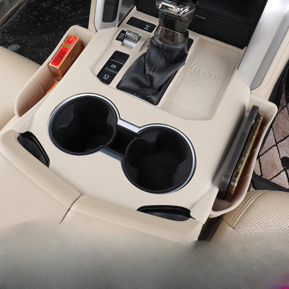 For Land Cruiser LC300 2022 2023 Center Console Gear Shift Panel Silicone Pad with Storage Box Dustproof Protective Cover