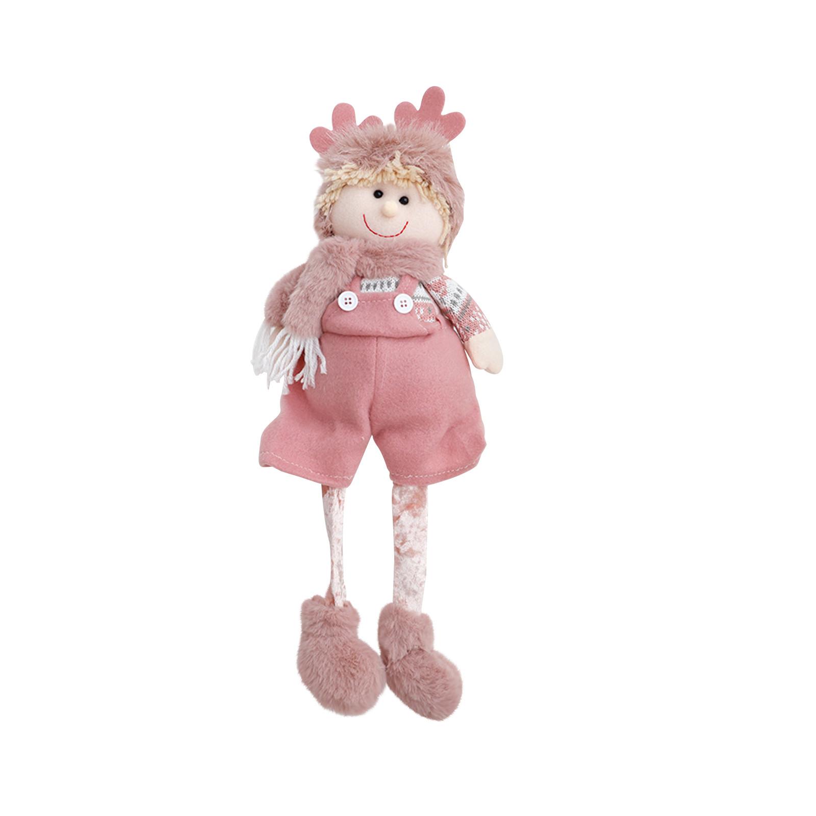 

Мягкие игрушки Праздничные украшения Очаровательные рождественские украшения стола и подарки Игрушки из синтетического волокна One Size