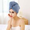 Yousheng Dry Hair Cap High-Density Microfiber Fast Absorbing Soft Hair Towel Wrap Spiral Twist Non-Slip Design Reduces Frizz Static Hair Drying