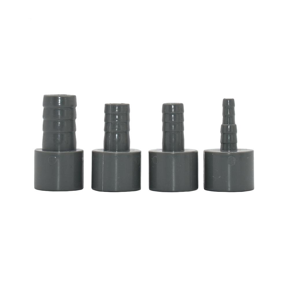 2pcs ID 20mm 1/2 Thread To 6/8/10/12/16mm PVC Hose Barb Connector Garden Hose Coupler Fitting Farm Irrigation PE Pipe Joint