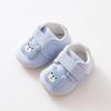 Soft Sole Spring & Autumn Baby Walker Shoes: Cartoon Lace-Up, Anti-Slip, Cloth Front for 6-12 Months