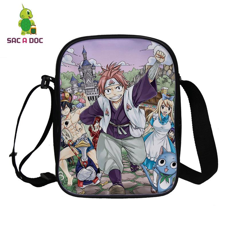 Anime Goblin Tail Peripheral 3D Full Color Printed Shoulder Bag Teen Student Crossbody Bag