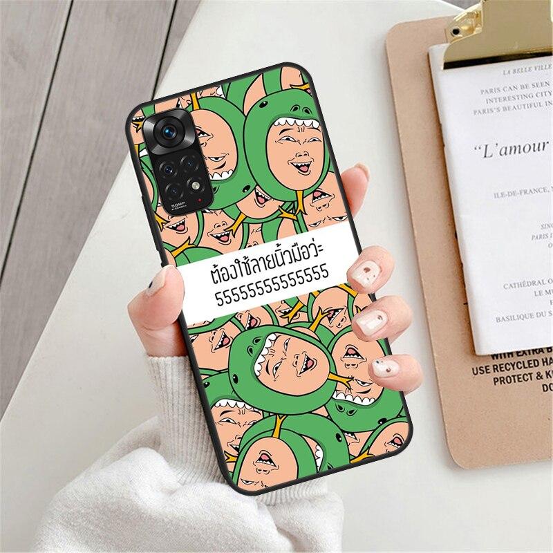 Śmieszne etui z kreskówkową postacią online dla Xiaomi Redmi 9 10 9C 10A 10C Pokrowiec dla Redmi Note 7 8 9 10 11 Pro 8T 9S 10S 11S