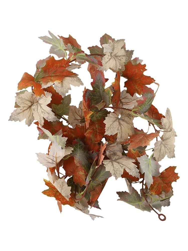 For Home Crafts with Artificial Maple Leaf Garland 5 7ft Fall Hanging Vines