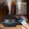 550mL Essential Oil Diffuser Mist Humidifier Diffuser Colorful Night Light Quiet Auto Shut Off Humidifier with Remote