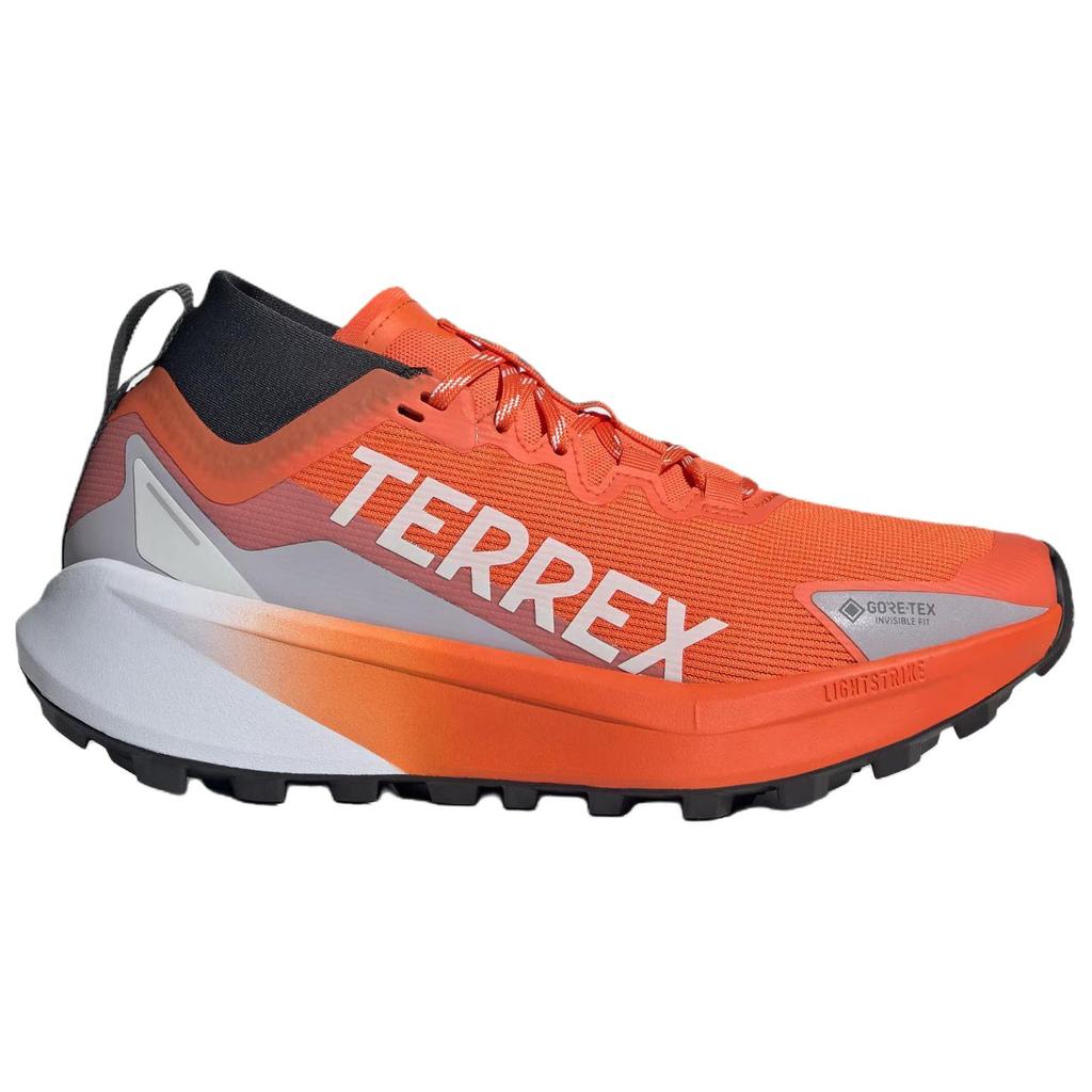 Adidas Terrex Agravic Gtx Comfortable Stylish Mesh Slip-Resistant Durable Low-Top Running Shoes Women Running Shoes Orange JR5248