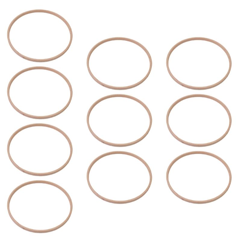 Wood Floral Hoop Wreath 10Pcs Wood Floral Hoop Rings for Wedding Wreath Wall Hanging Decoration Dream Catcher Art Craft