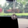 Rhinestone Basketball Car Hanging Ornament Sports Fan Pendant for Rearview Mirror Vehicle Interior Decor Unique Gift for Basketball Fans