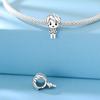 S9 Sterling Silver Star Moon Isolation Bead Charm Diy Jewelry Accessories Bracelet Necklace Female