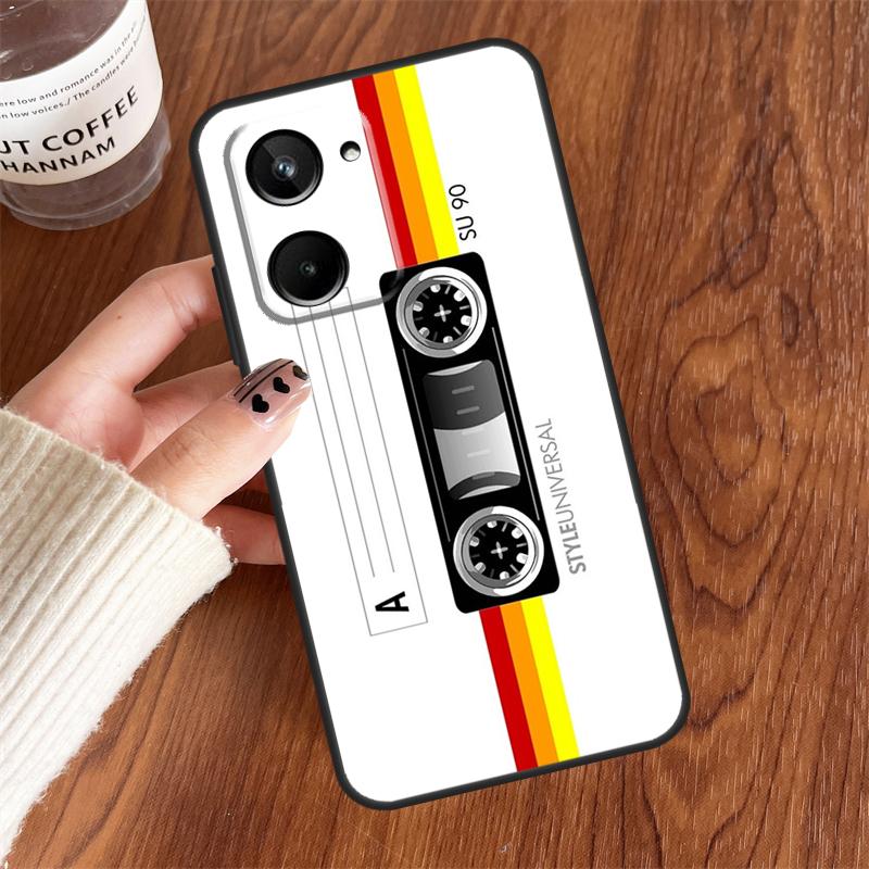 

Retro VHS Tape For Realme 15 14 11 12 13 Pro Plus C35 C71 C75 C65 C55 C63 C61 C53 C51 C67 GT6 GT7 Pro Case Realme C63 4G