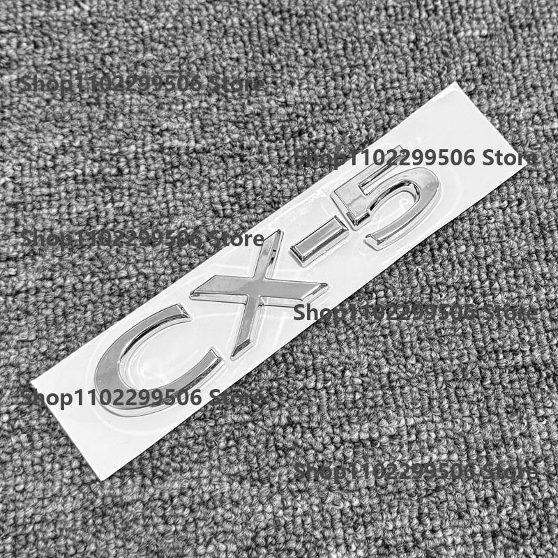 Für Mazda 2022-2025 CX-5 schwarzes Frontlogo CX5 Hecklogo, SKYACTIV G AWD Auto Buchstaben Ersatz Abzeichen Logo Kofferraum Dekorativer Aufkleber