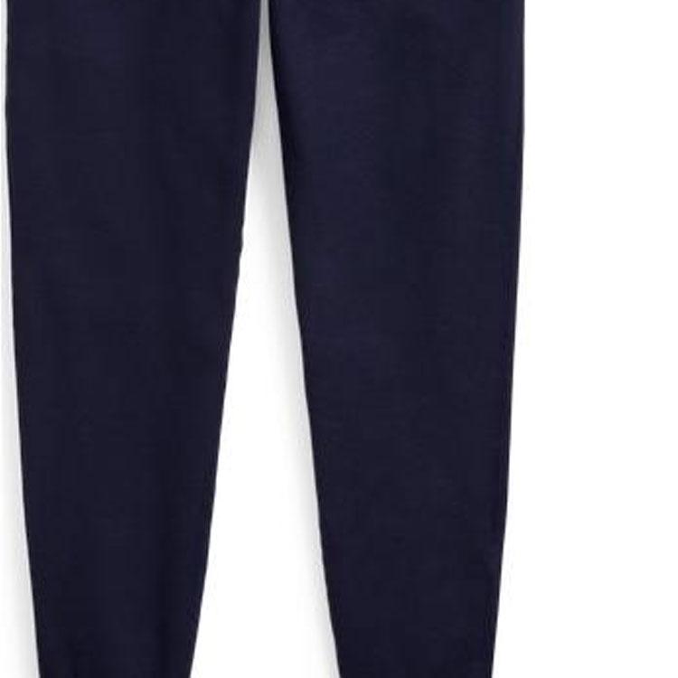 Polo Ralph Lauren FW22 Letter Logo Mid-Rise Drawstring Knit Sweatpants Men Sweatpants Navy-Blue MNPOPNT1BQ20269-410