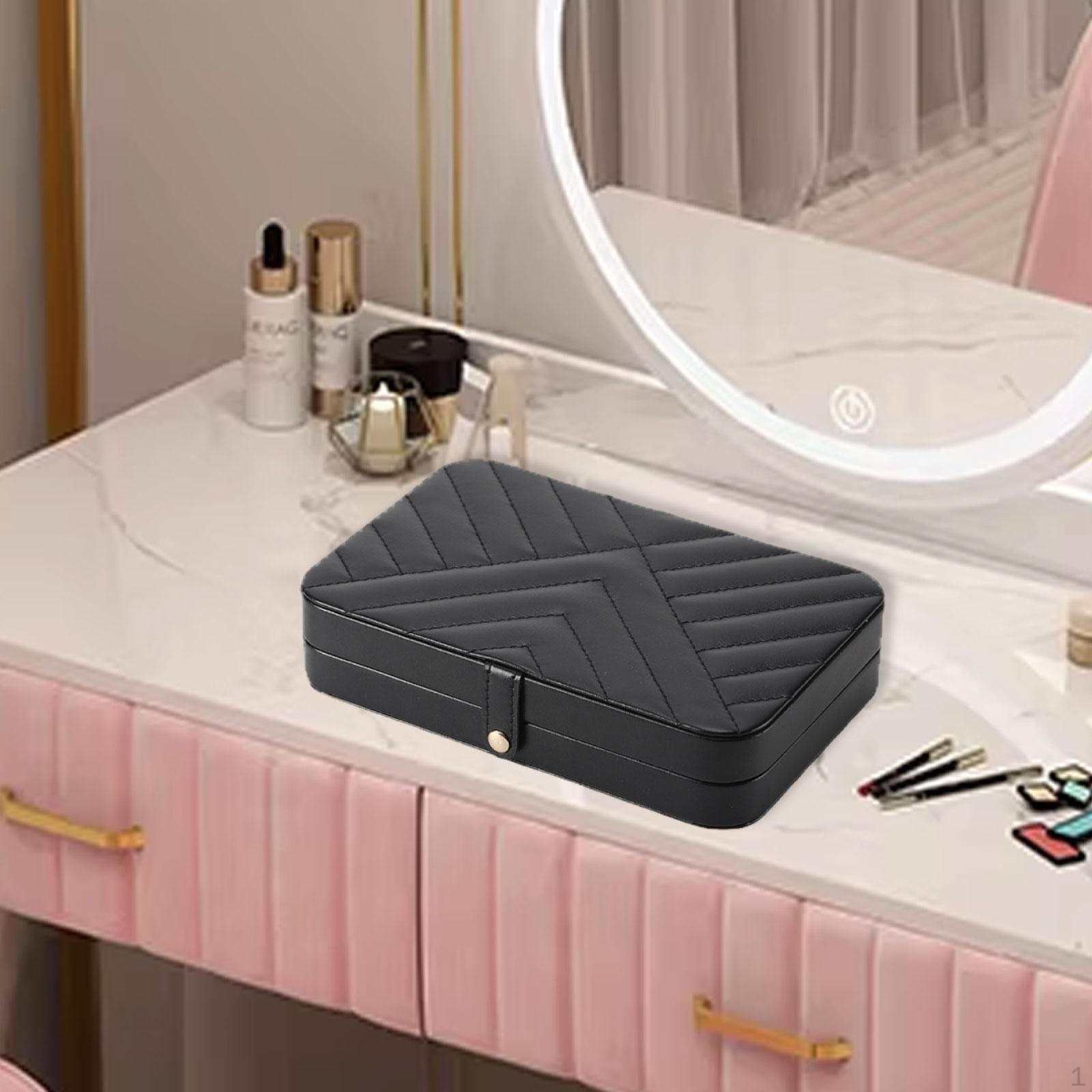 

Jewelry Storage Box, Compact, Multifunctional, Gift Organizer, Holder for Necklaces, Bracelets