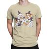 Ghost Dogs Halloween Funny 100 Cotton Tshirt Ghost Coffee Golden Doodle Dog Halloween Tees Tops For Unisex