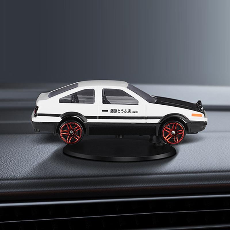 Car Rotating Dashboard Ornament Wagging Swing Turn Move Cool Fun Sports Racing Model Interior Accessories Decoration