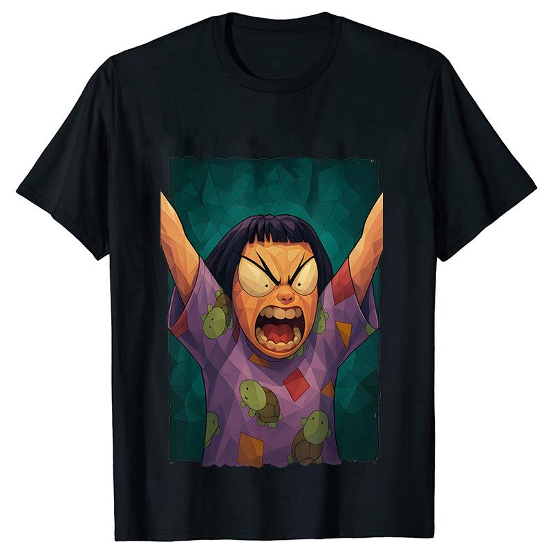 Movie KPop Demon Hunters Graphic Print T-shirt Rumi Mira Zoey Tshirt Saja Boys T Shirts Men's Women's Fashion Trend Streetwear