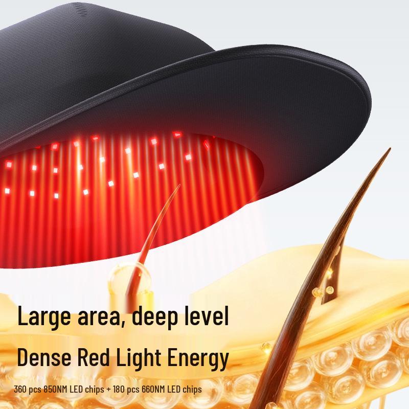 Infrared Hair Growth Cap with 180 LEDs for Scalp Nourishment
