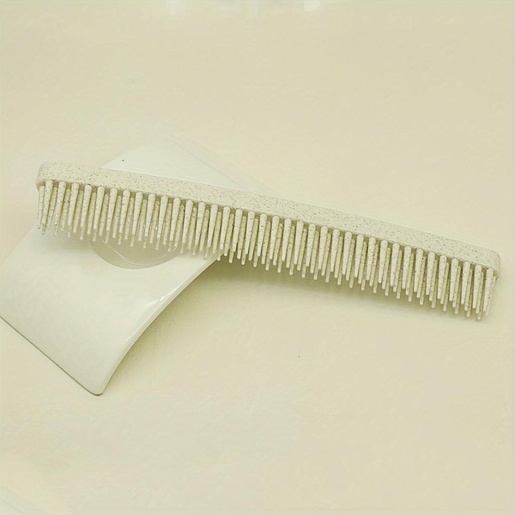 Double Layer Fine-Tooth Hair Detangling Smoothing ABS Plastic Handleless Portable Easy To Clean Salon Home Use Durable Stylish