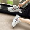 Atmungsaktive koreanische Version von Sommerschuhen mit dicker Sohle für Damen, kleine weiße Schuhe, erhöhende Sportschuhe für Damen, vielseitige neue lässige Dad-Schuhe f