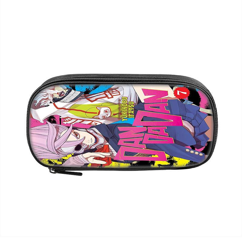 Dandadan Pencil Case With Polyester Material For Students And Kids