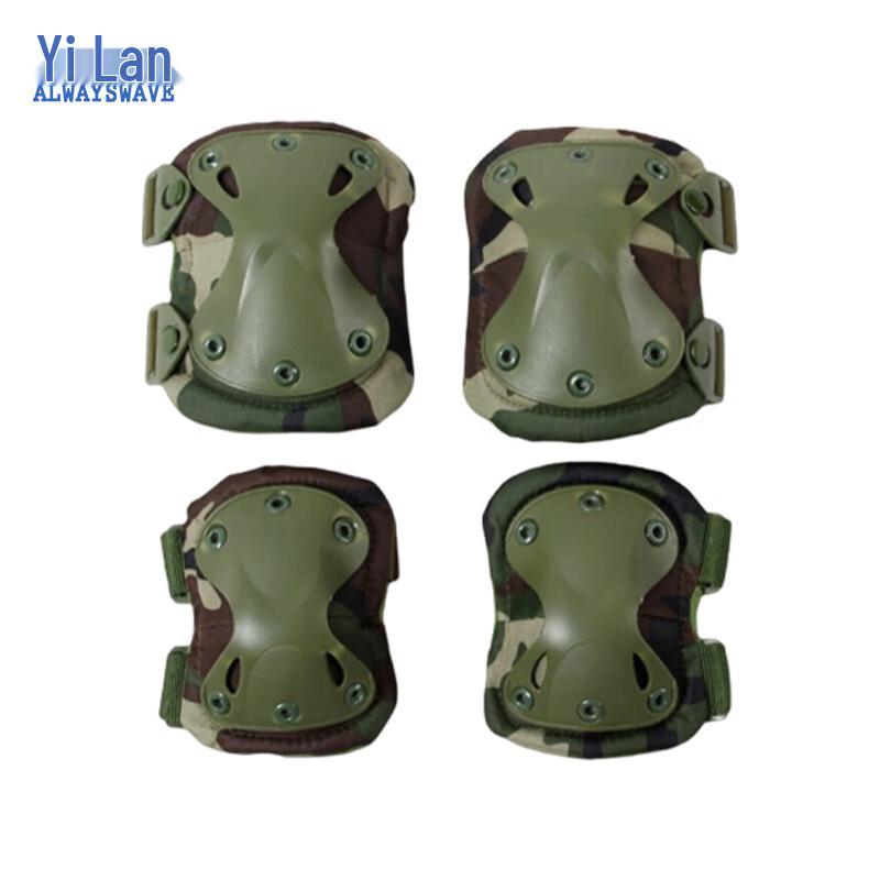 Yilan Outdoor Cycling Knee and Elbow Pad Set (4-Piece)