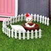 Mini Dollhouse Fence Set: 1:12 Scale (2 Pieces)