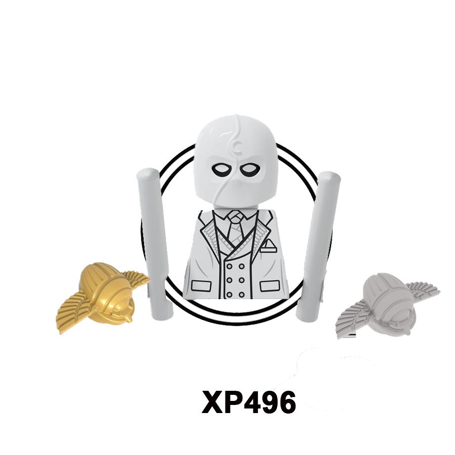KT1065 ABS Plastic Moon Knight Building Blocks Character Figures Bricks Assembly Children Collection Toys