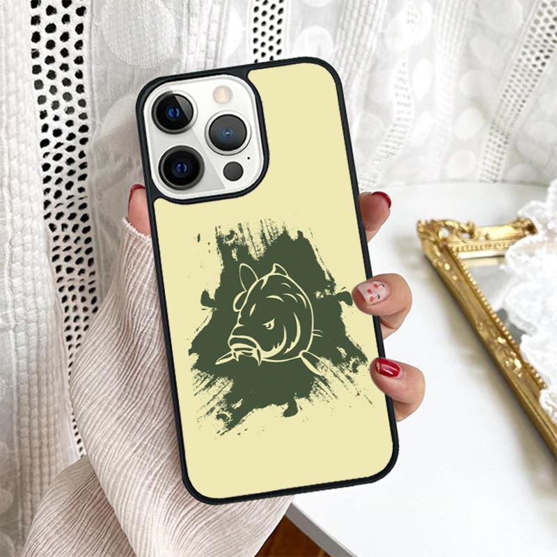 Carp Fishing Fish Phone Case Cover For iPhone 17 Air 16 15 14 Plus for Apple 16 11 12 13 Pro Max Coque
