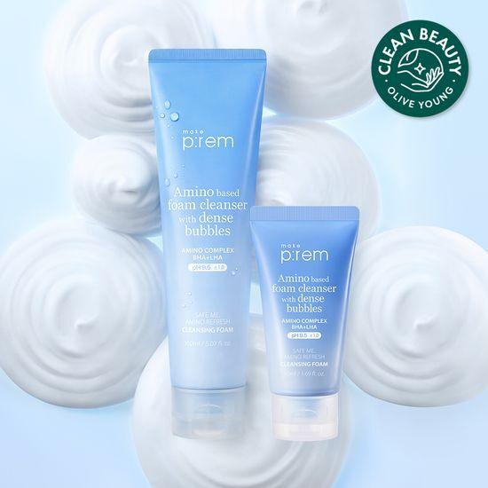 Make P:REM Safe Me Amino Refresh Cleansing Foam 150ml Special (+50ml)