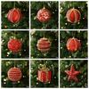 Foam Christmas Ornament Powder Coated Ball Foam Ball Pendant Xmas Bauble  Holiday Party Decor