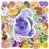 50 Stück Cartoon-Schlangen-Graffiti-Aufkleber – wasserdichte DIY-Aufkleber für Helme, Wasserflaschen und Scrapbooking