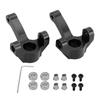 Aluminum Alloy Steering Cup RC Remote Control Car Steering Cup for HBX 1 24 2098B Climbing CarBlack