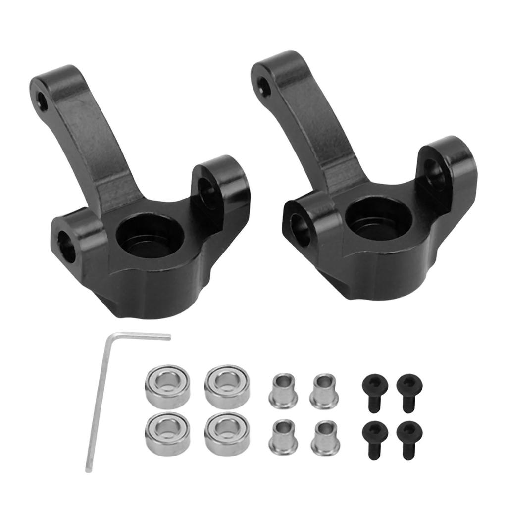 Aluminum Alloy Steering Cup RC Remote Control Car Steering Cup for HBX 1 24 2098B Climbing CarBlack