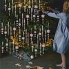 18 Piece Shatterproof Acrylic Christmas Tree Ornament Transparent Hanging Decorations For Holiday Festival Decoration
