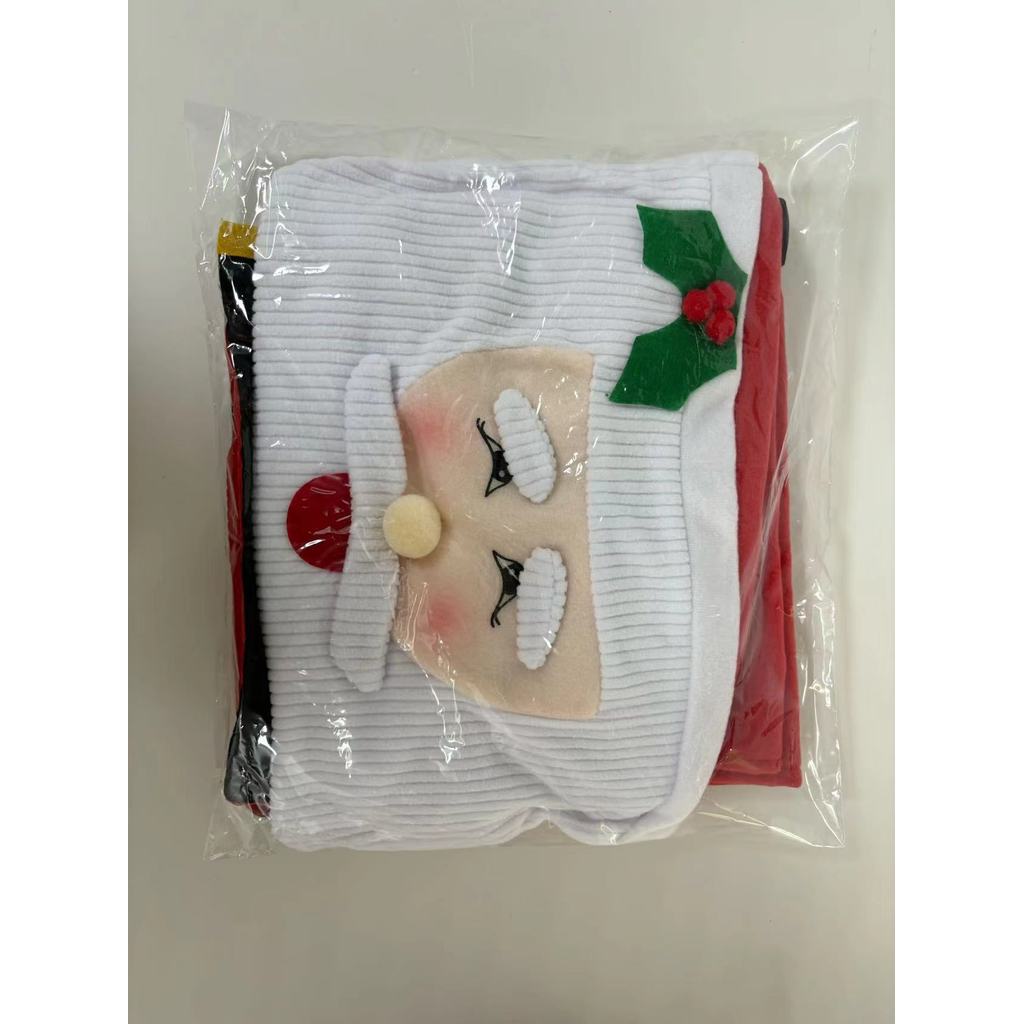 Christmas Santa Gnome Toilet Cover Set Festive Bathroom Decor Home Gift New Year Accessories