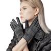 GSG Leather Smartphone Winter for and Touchscreen Product 210008 Women's Gloves, Compatible, Wool-Made, Warm, Leather, Driving, Motorcycles,