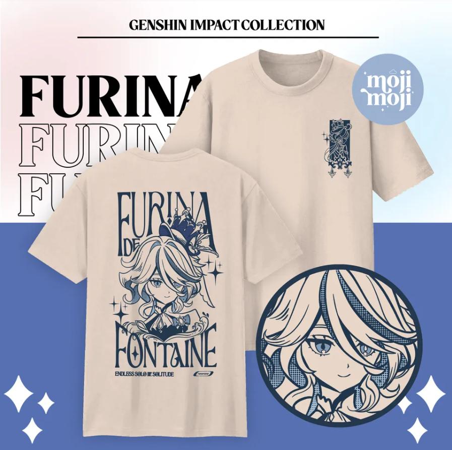 

Genshin Impact Furina T-Shirt Merch Heavyweight T-shirt 2XL