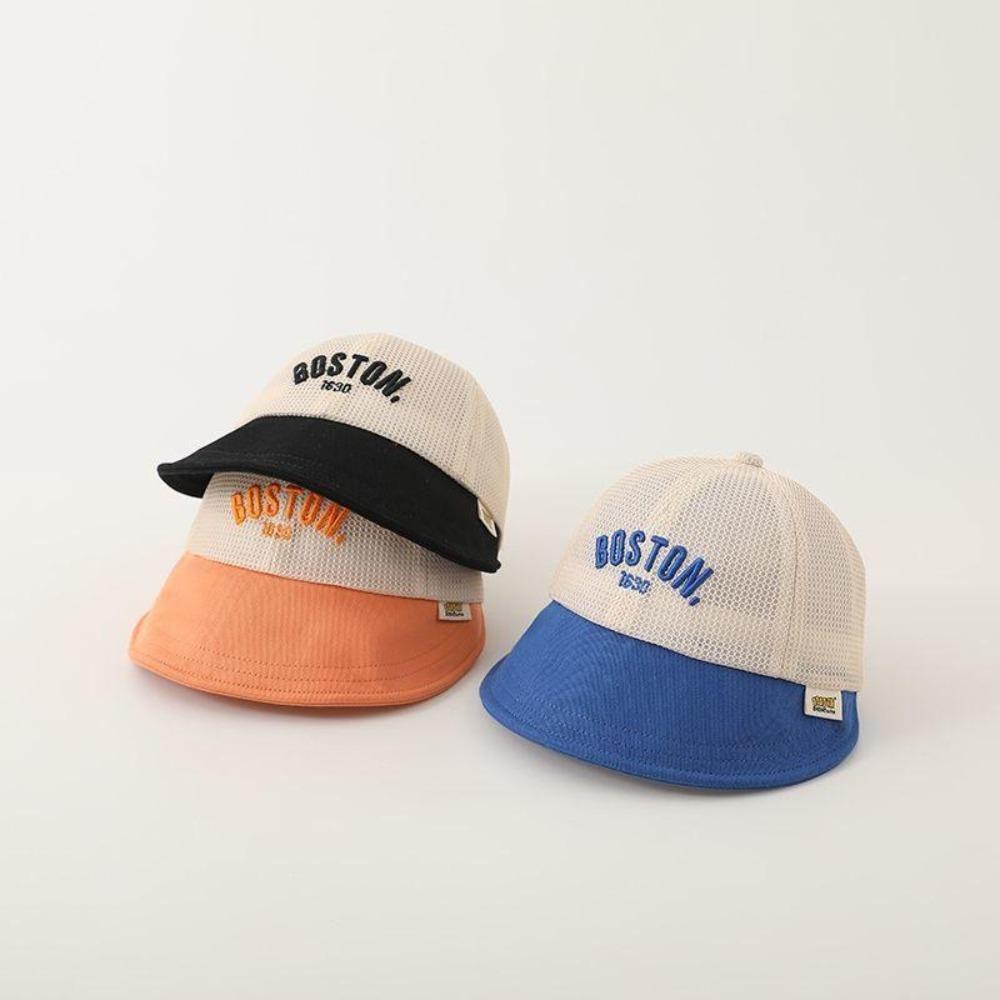 Mesh Baby Baseball Cap Letter Outdoor Peaked Hat Fashion Children Sun Hat  1-6 Years