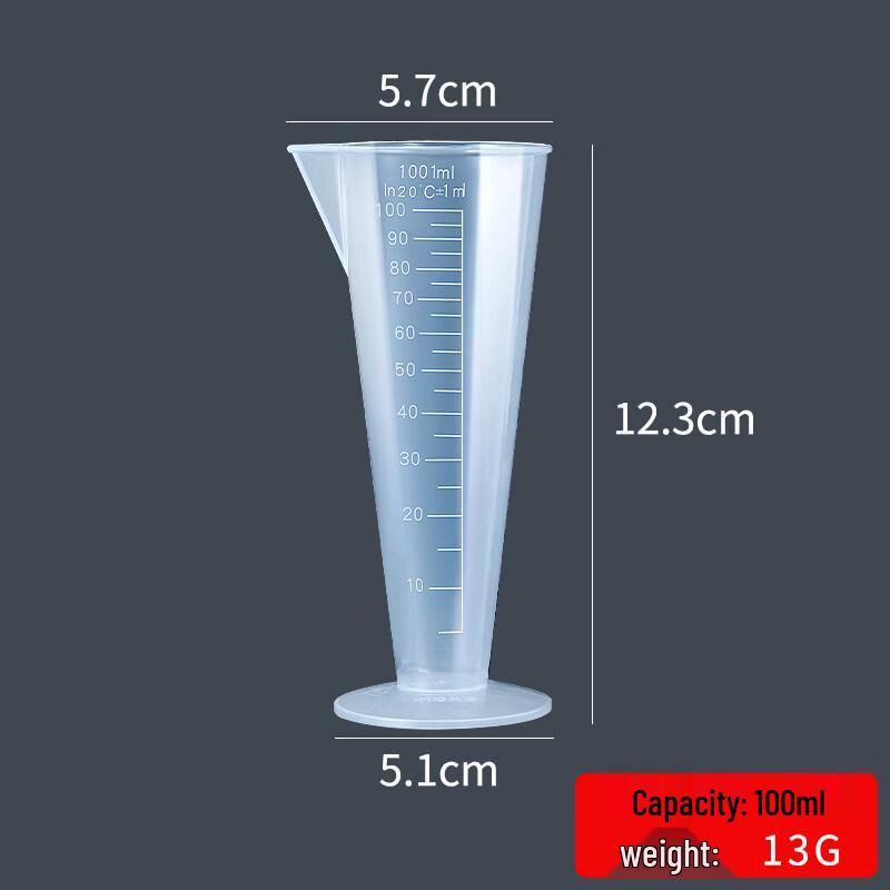 ZISIZ Thickened Food-Grade PP Plastic Measuring Cup