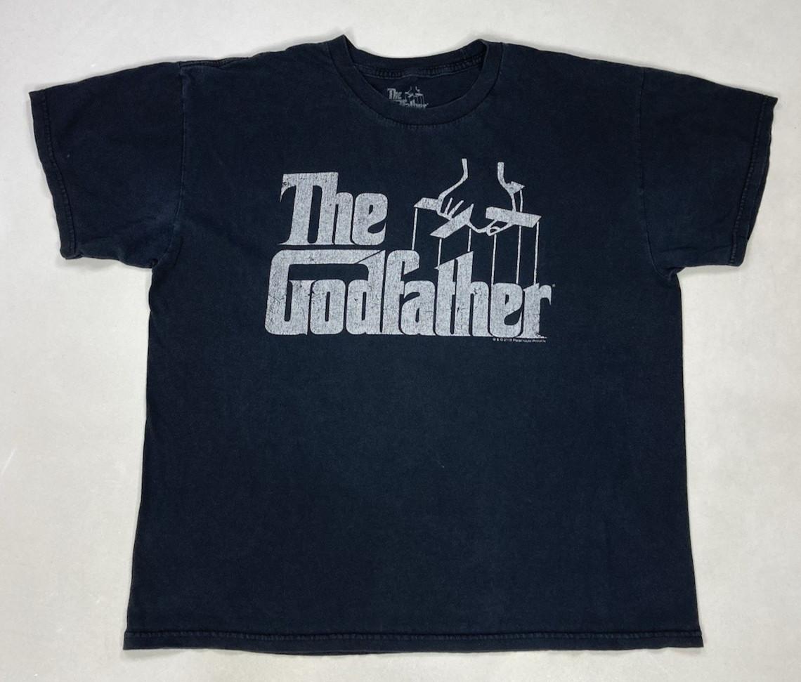 The Godfather Movie Graphic T-shirt Men Large Black Short Sleeve S