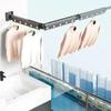 Retractable Clothes Drying Rack,Space-Saver,Collapsible Drying Racks for Laundry Room,Wall Mounted Clothes Hanger Rack