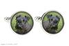 Cesky Terrier, Czech Terrier, Bohemian Terrier - cufflinks and tie with your photo, a suit decoration, men's jewelry from the Art-Dog brand.