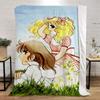 Candy Candy Fluffy Soft Blankets for Decorative Sofa Blanket Beach Towel Knitted Plaid Bed Throw Home Interior Luxury Bedding
