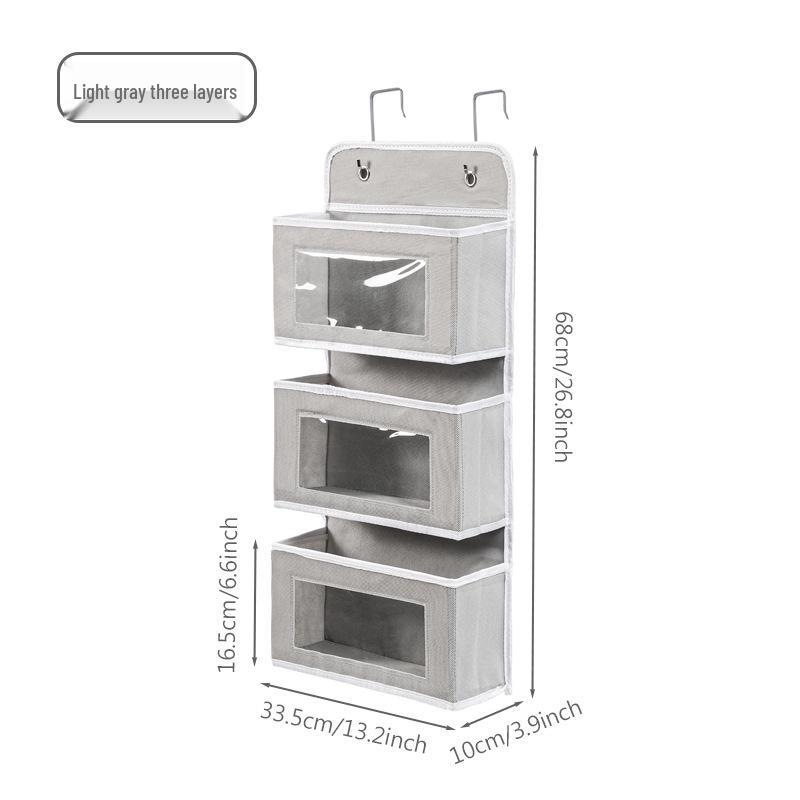 Multifunctional Over-the-Door Hanging Storage Bag and Phone Organizer