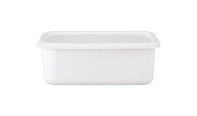 Fuji Horo Tiefen Vorratsbehälter LL Größe Kanister mit Deckel IH Ofen Gefrierfach Kompatibel Conte LW Weiß 2,3L KE-DLL