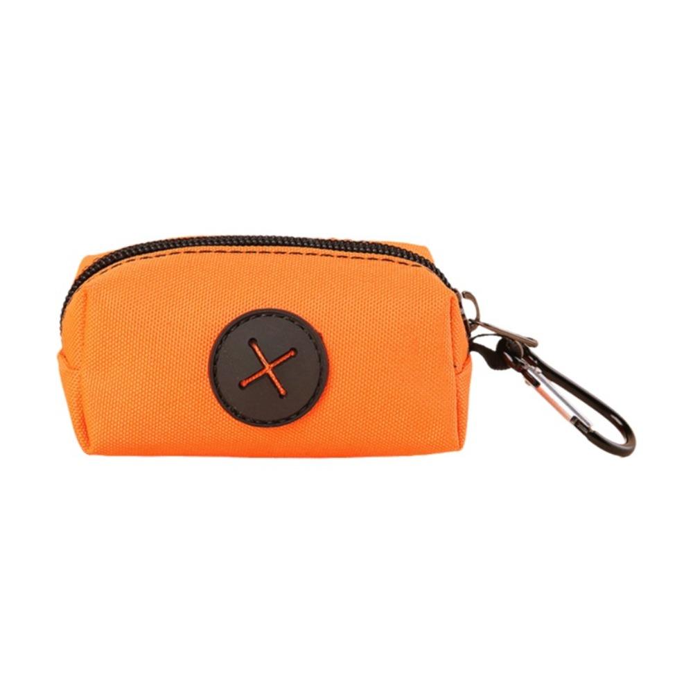 with Carabiner Clip Dog Poop Bag Holder Portable Animal Waste Collection Pouch  Walking