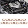 Automotive Oil Drain Plug Gasket Heat Resistant Brass Construction Reliable Seal 007603-014106 007603014106 for Vehicles